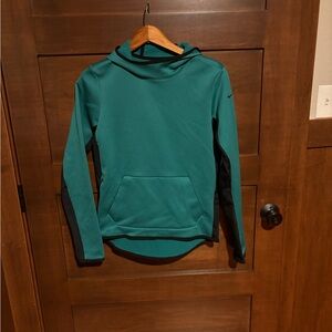 Nike Therma Fit Teal and Black Sweatshirt Size Small
